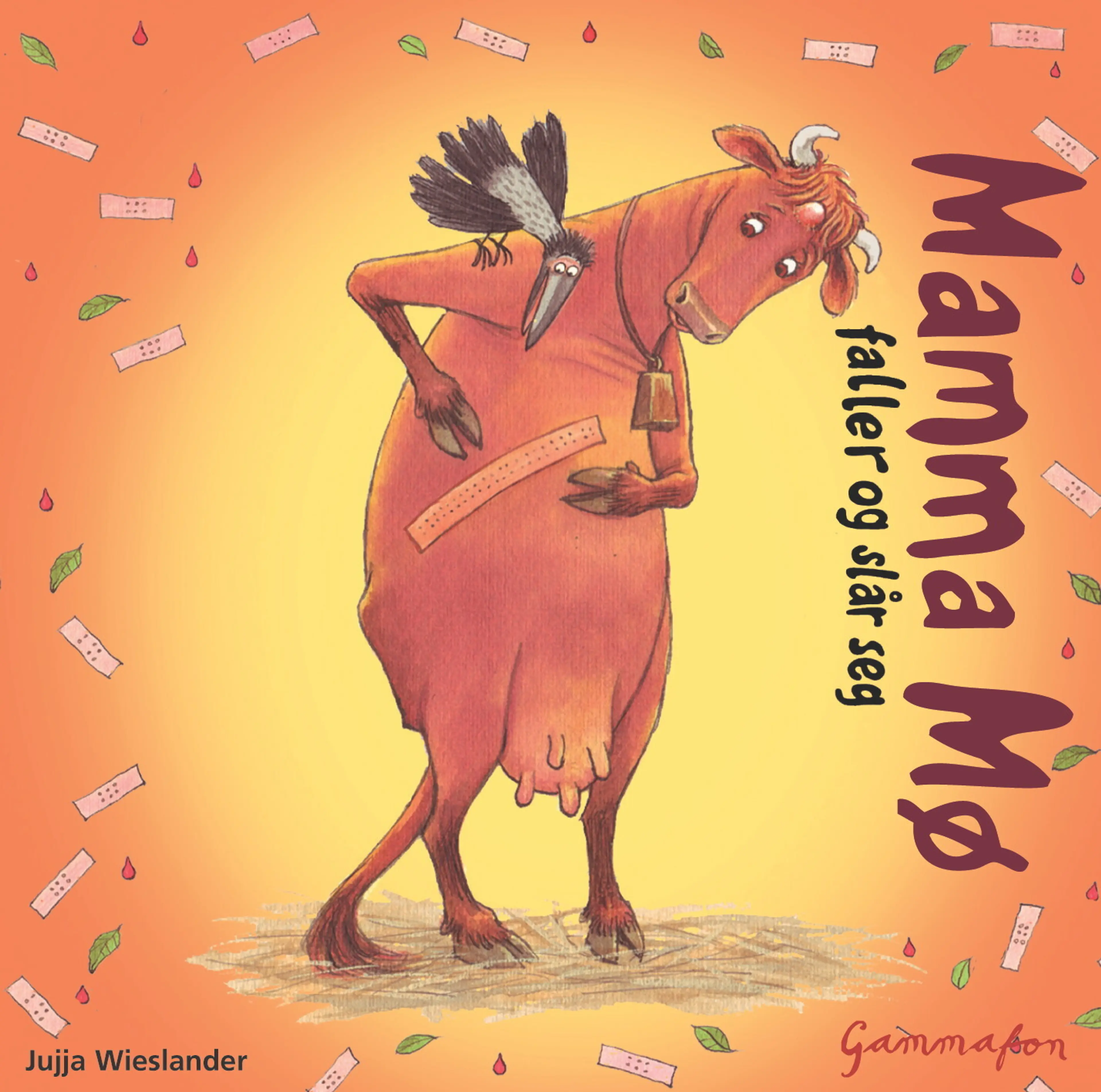 Omslag Mamma Mø faller og slår seg av Jujja Wieslander (Lydbok)