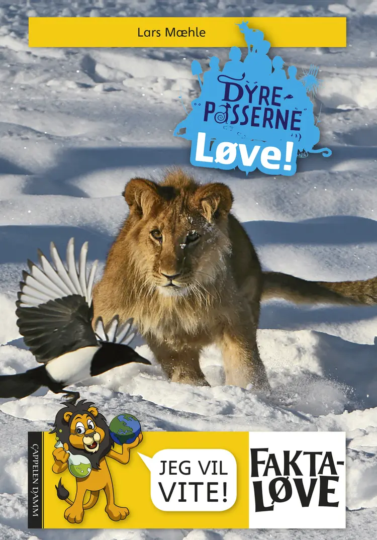 Omslag Dyrepasserne - Løve! av Lars Mæhle (Innbundet)