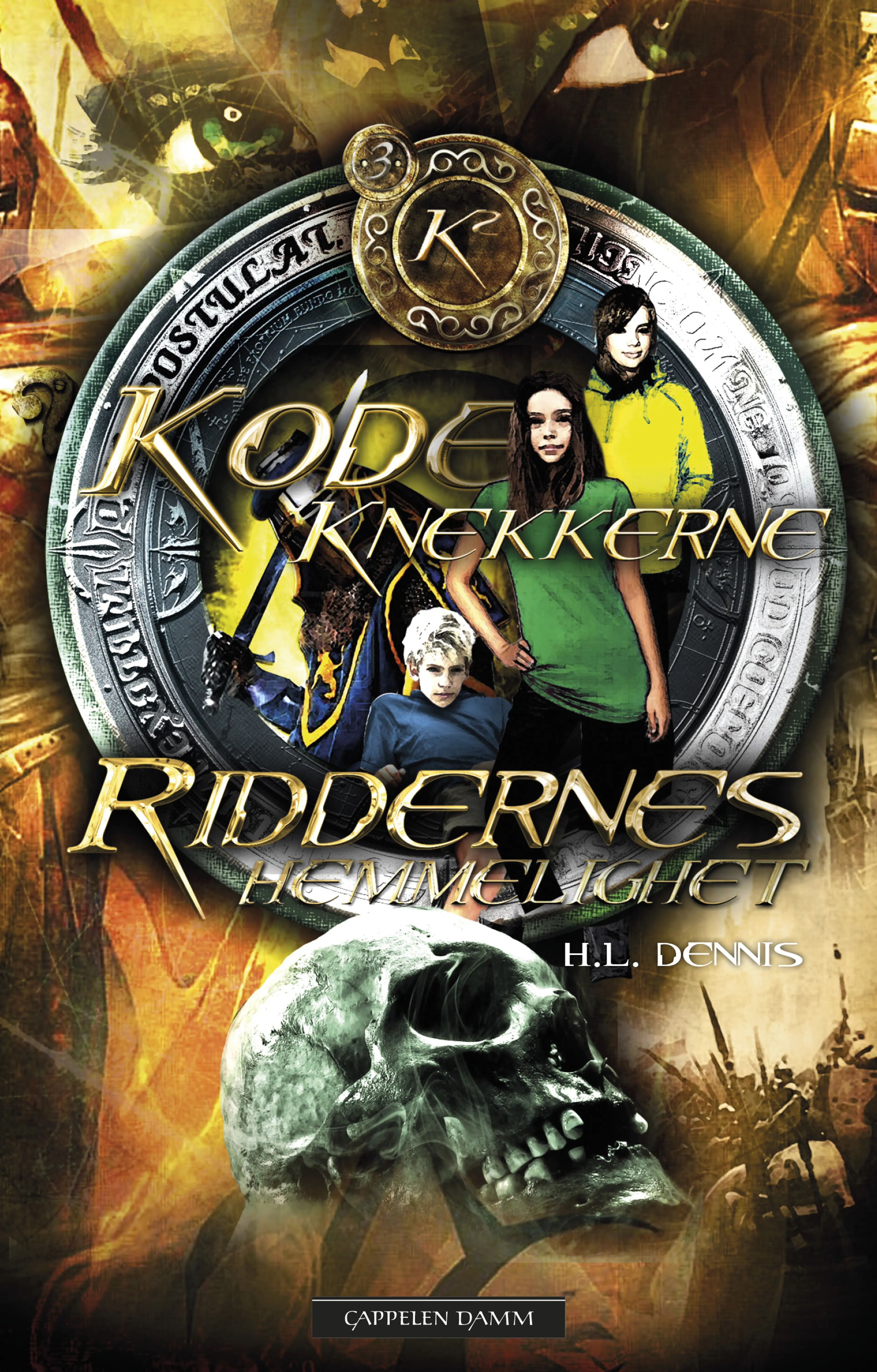 Omslag Kodeknekkerne - Riddernes hemmelighet av H.L. Dennis (Ebok)
