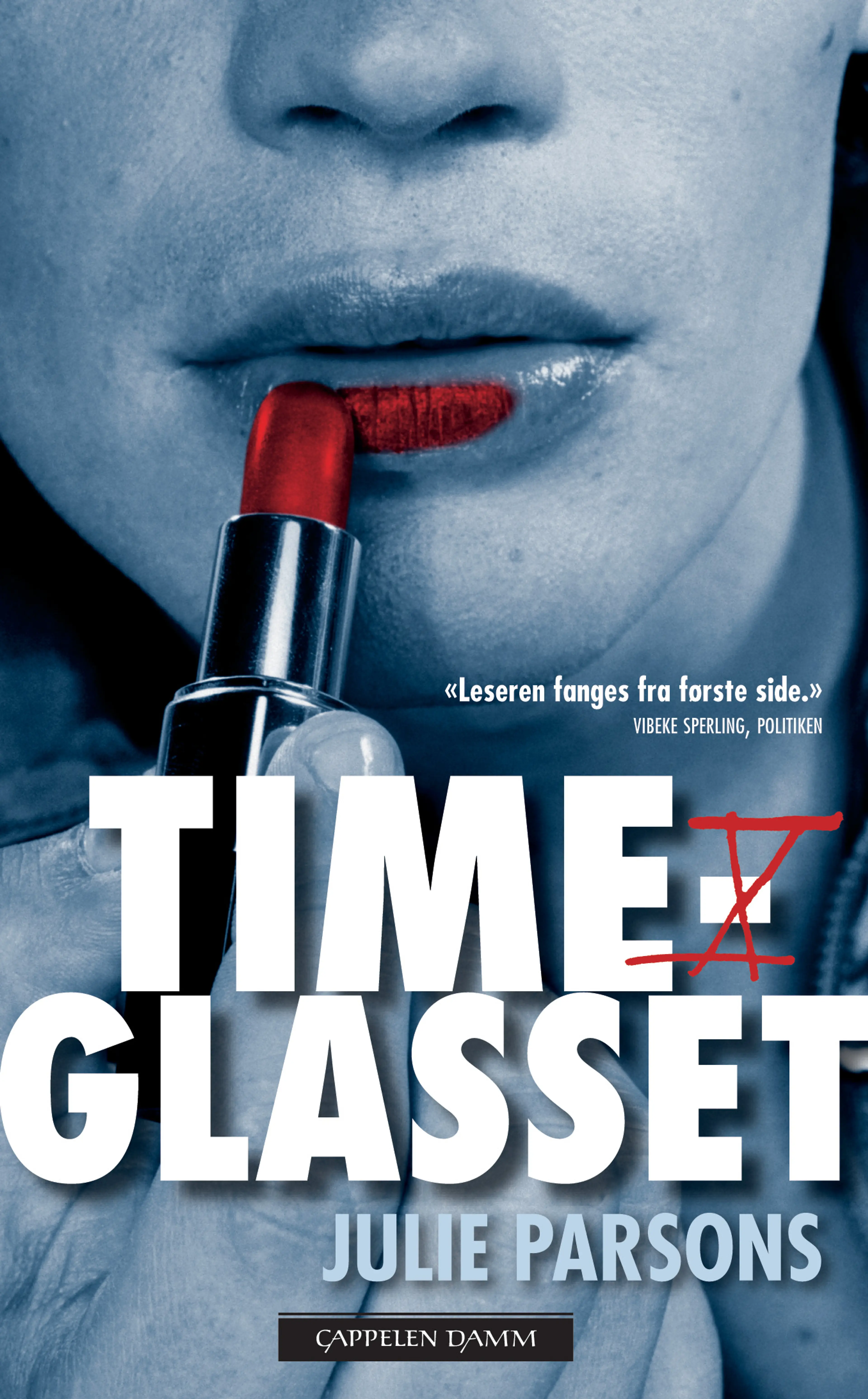 Omslag Timeglasset av Julie Parsons (Heftet)
