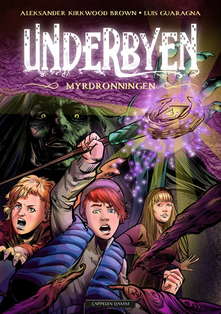 Omslag Underbyen - Myrdronningen av Aleksander Kirkwood Brown (Innbundet)