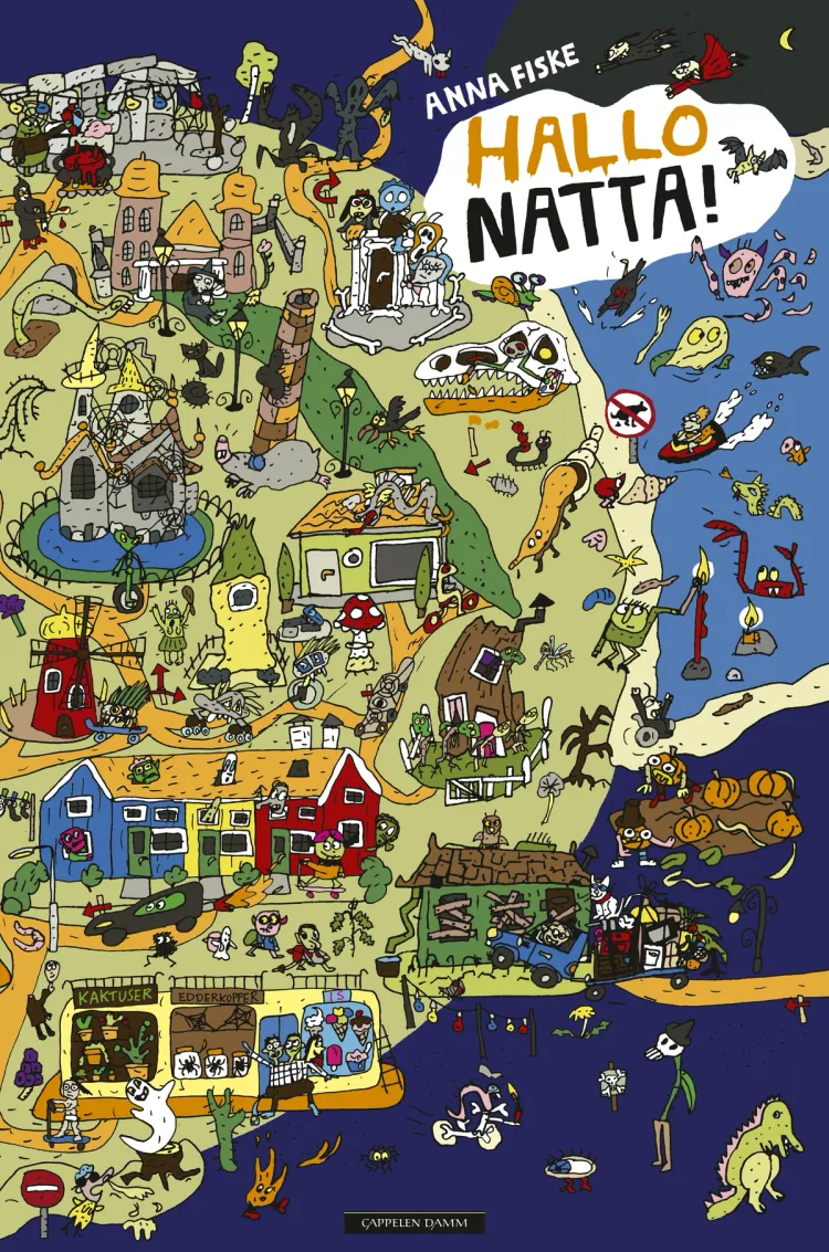 Omslag Hallo natta! av Anna Fiske (Ebok)