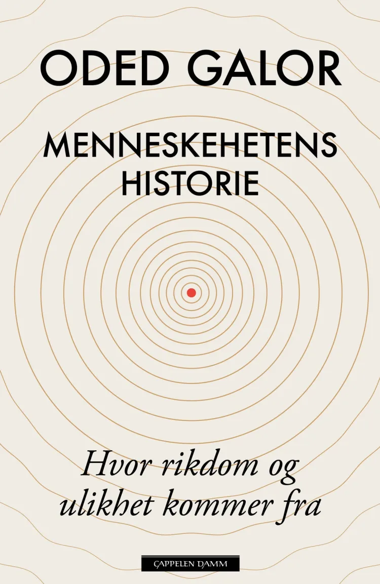 Omslag Menneskehetens historie av Oded Galor (Innbundet)