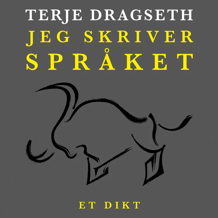 Omslag Jeg skriver språket av Terje Dragseth (Lydbok)