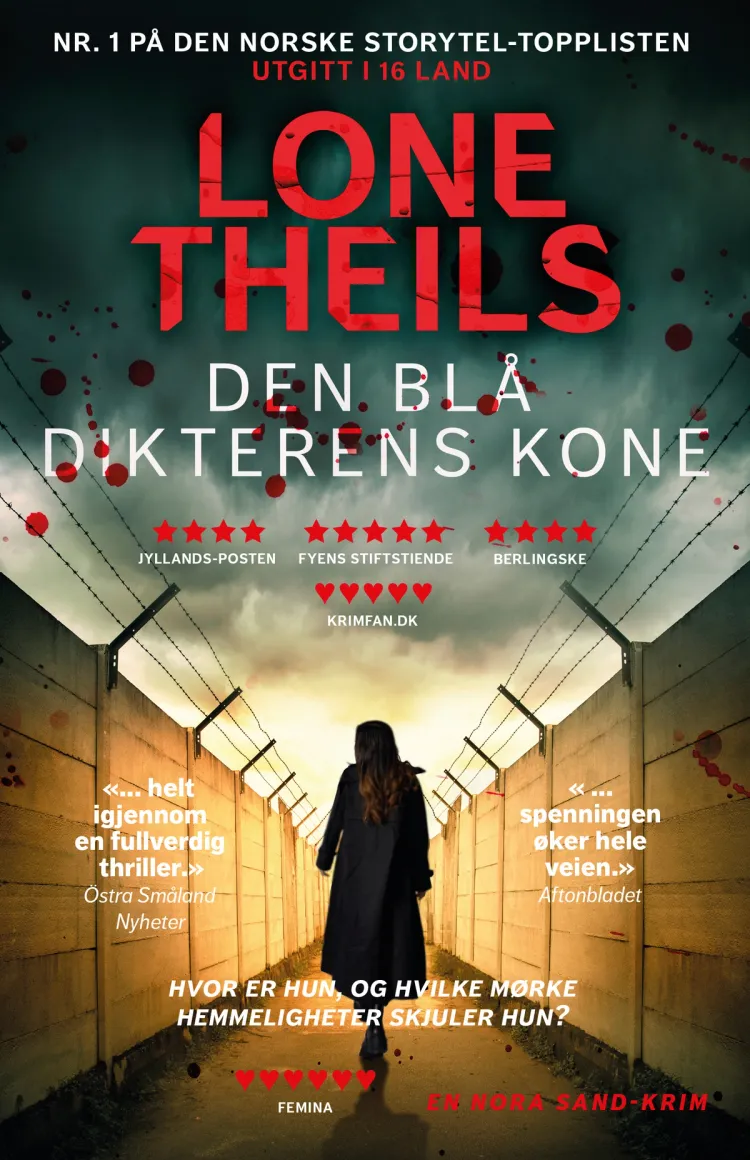 Omslag Den blå dikterens kone av Lone Theils (Ebok)