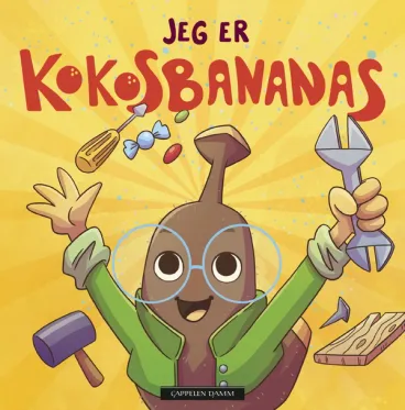 Omslag Jeg er Kokosbananas av Rolf Magne G. Andersen (Innbundet)