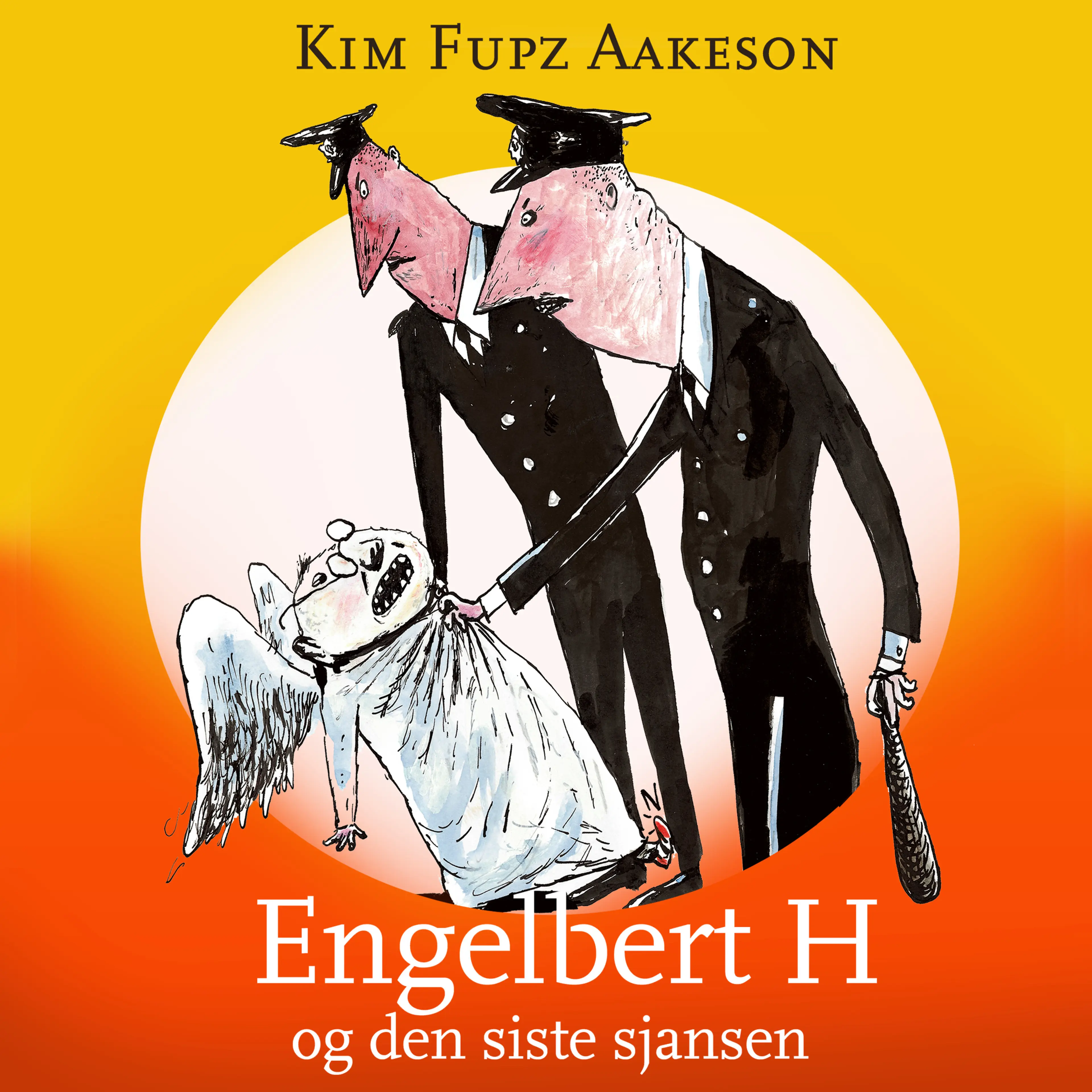 Omslag Engelbert H og den siste sjansen av Kim Fupz Aakeson (Lydbok)