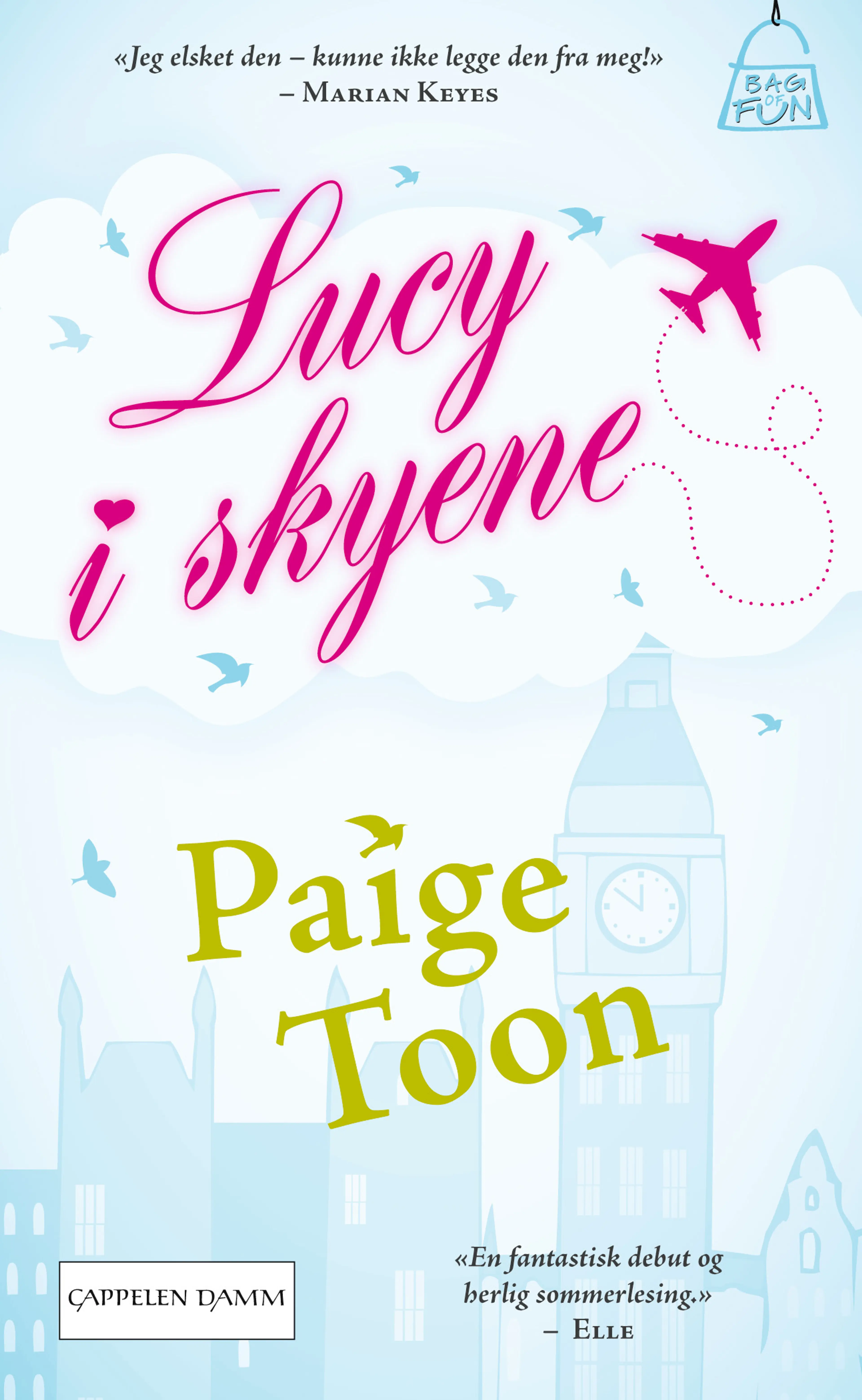 Omslag Lucy i skyene av Paige Toon (Heftet)