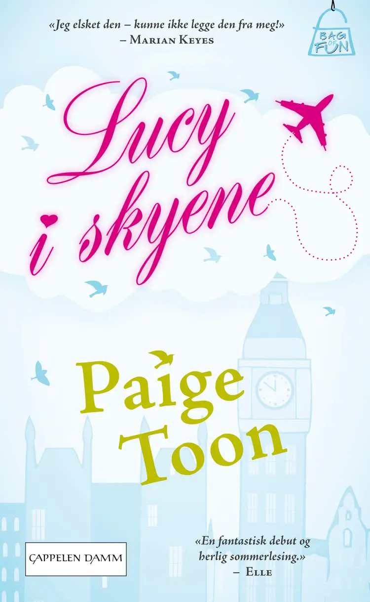 Omslag Lucy i skyene av Paige Toon (Heftet)