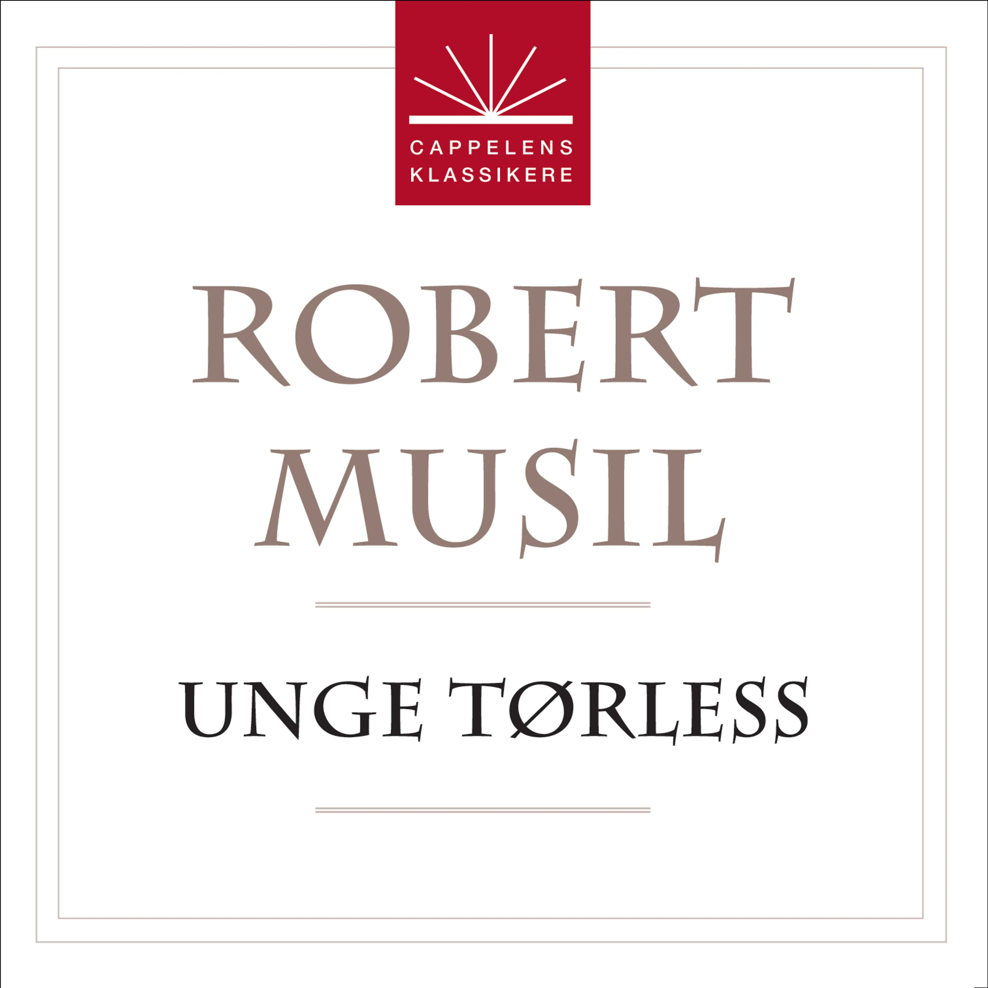 Omslag Unge Tørless av Robert  Musil (Lydbok)