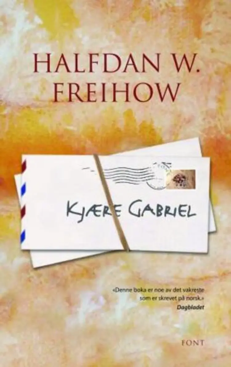 Omslag Kjære Gabriel av Halfdan W. Freihow (Ebok)