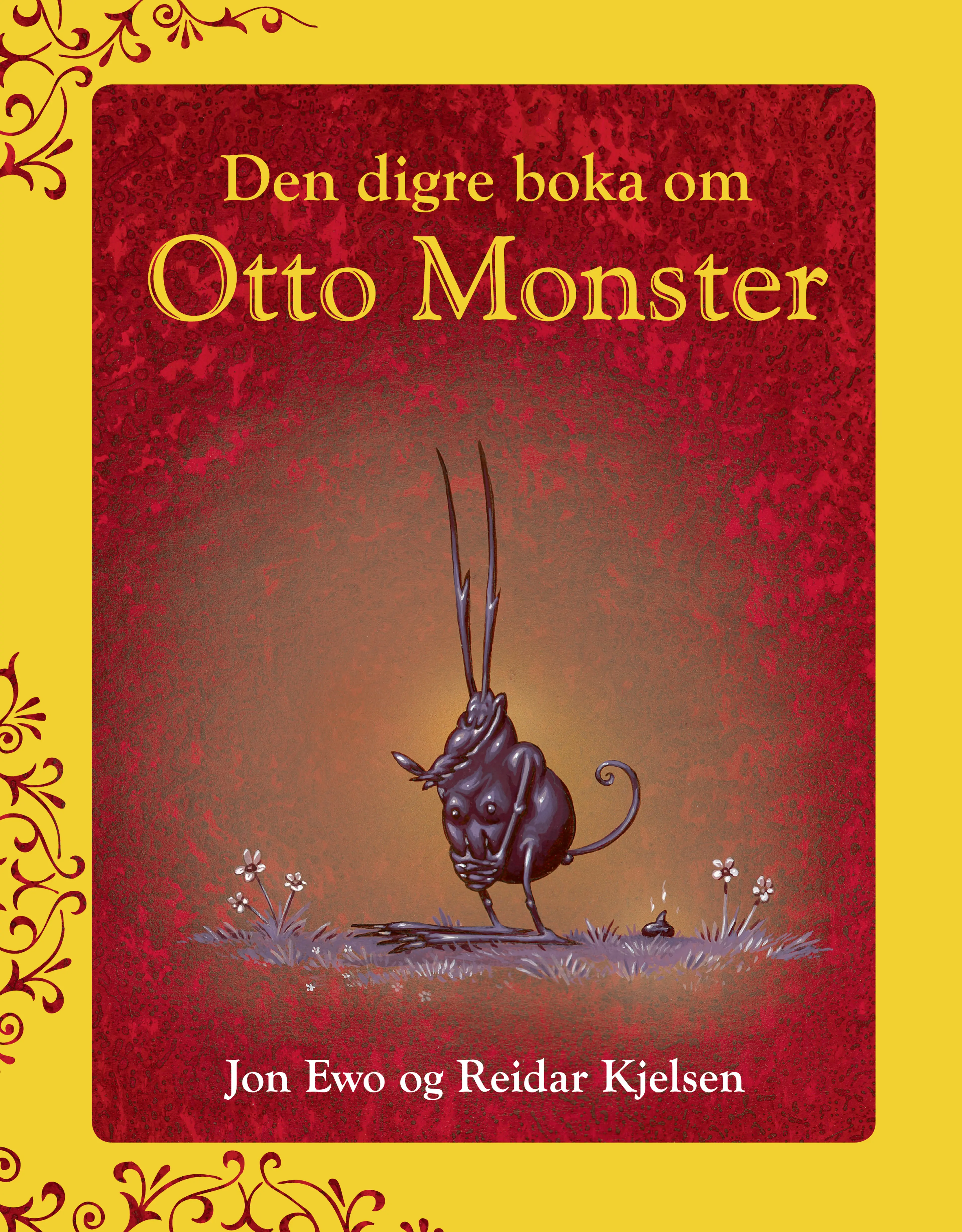 Omslag Den digre boka om Otto Monster - Cappelen Damms gull av Jon Ewo (Innbundet)