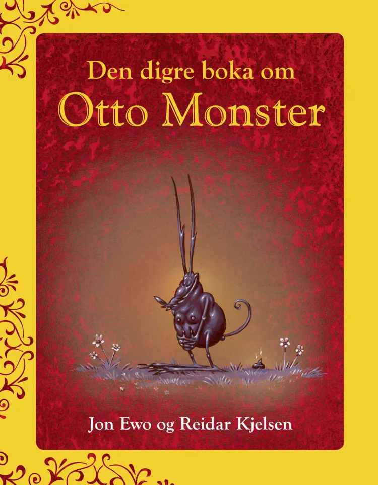 Omslag Den digre boka om Otto Monster - Cappelen Damms gull av Jon Ewo (Innbundet)