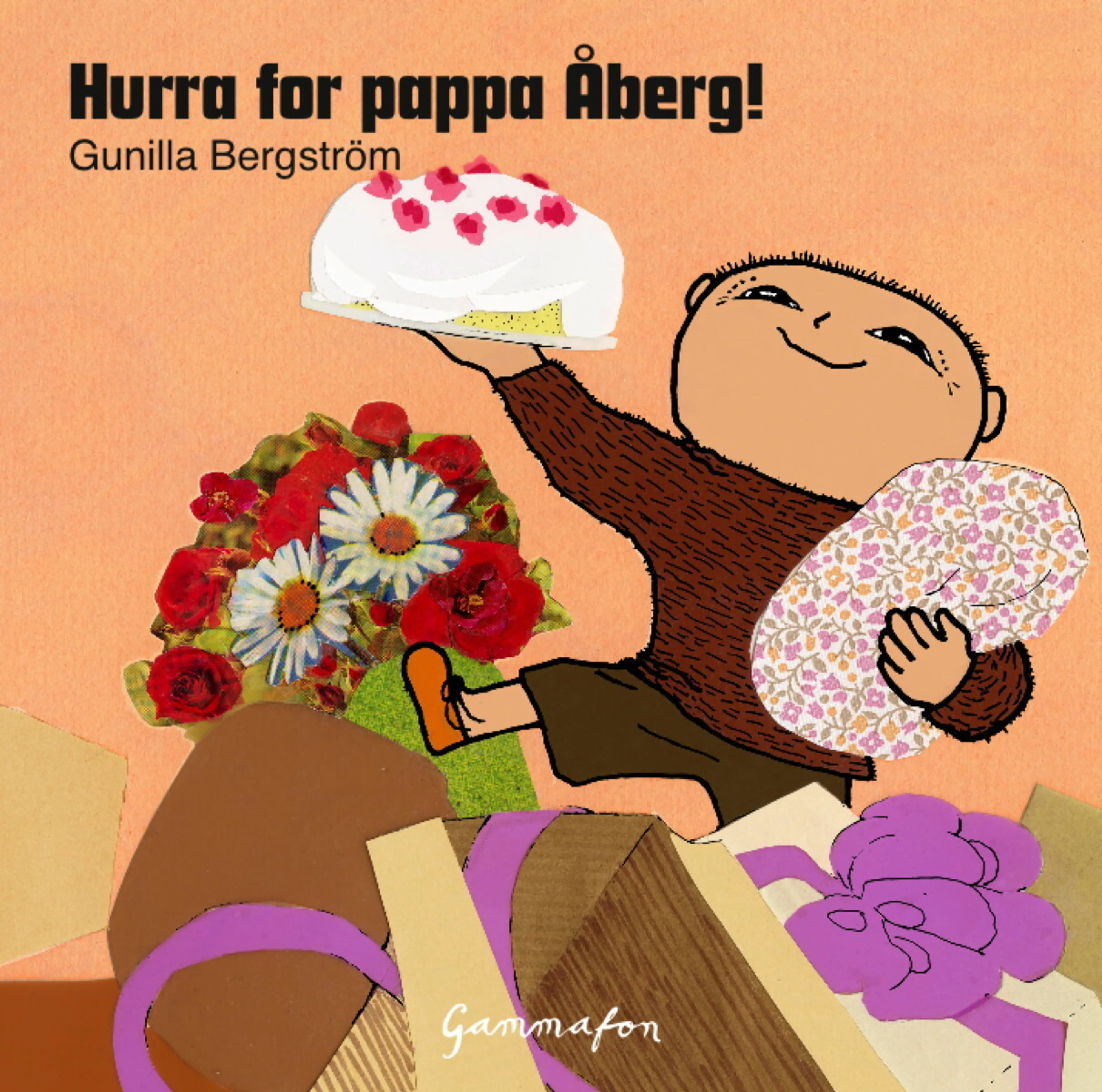 Omslag Hurra for pappa Åberg! av Gunilla Bergström (Lydbok)