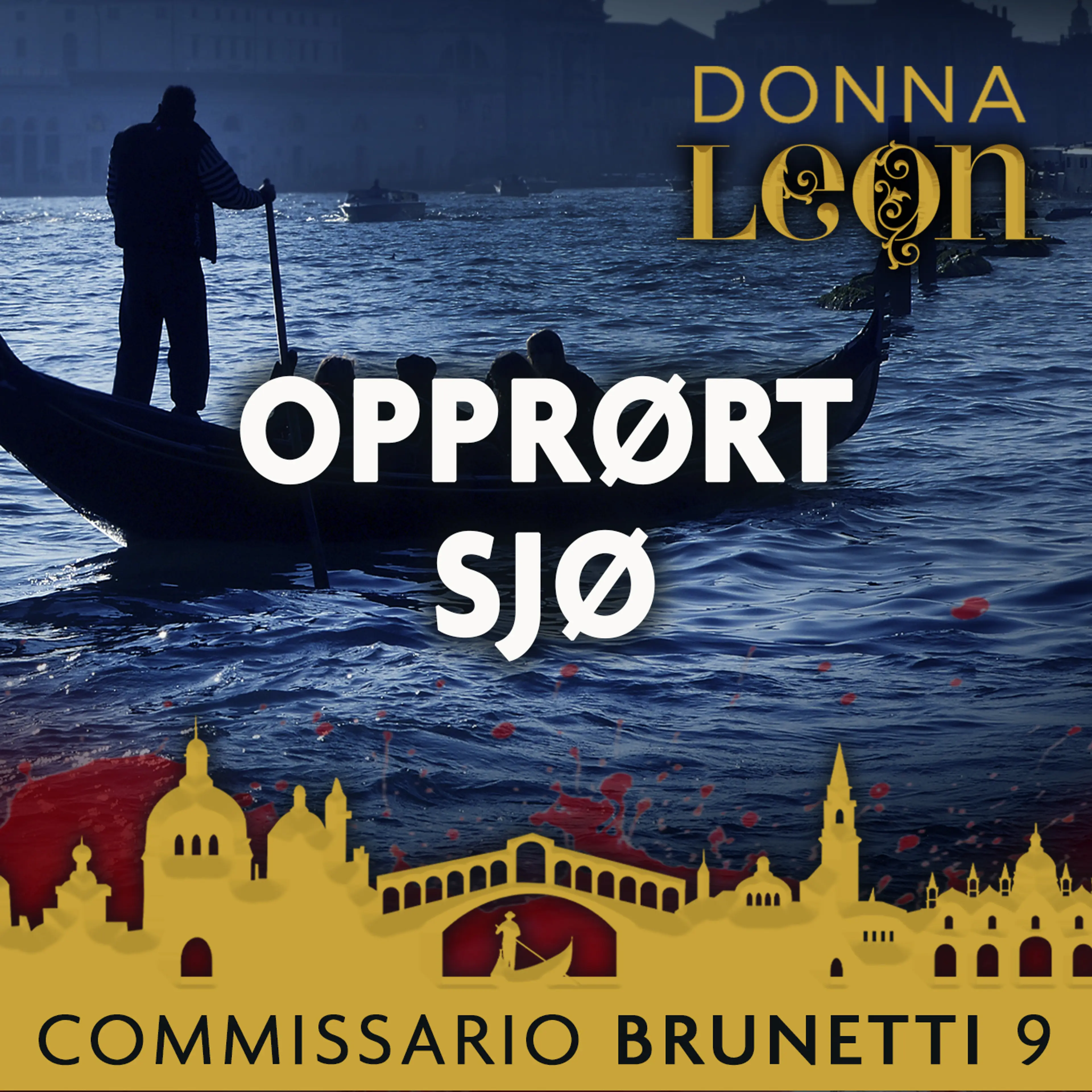 Omslag Opprørt sjø av Donna Leon (Lydbok)