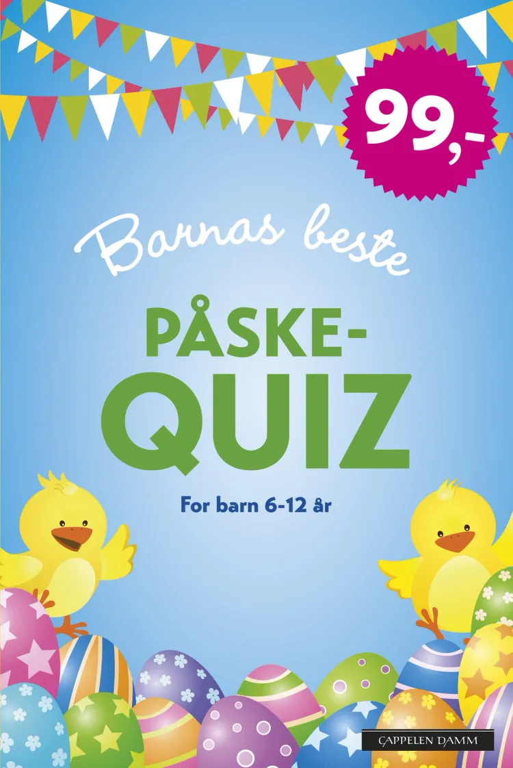 Omslag Barnas beste påskequiz (Heftet)
