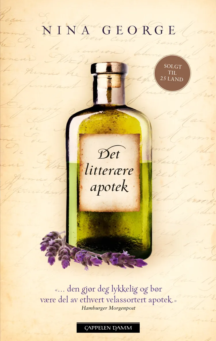 Omslag Det litterære apotek av Nina George (Innbundet)