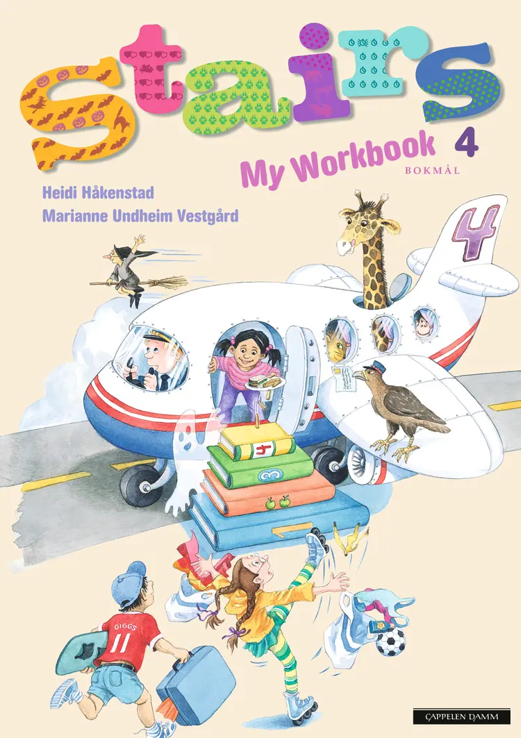 Omslag Stairs 4 My Workbook av Heidi Håkenstad og Marianne Undheim Vestgård (Heftet)