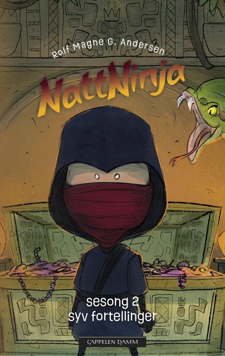 Omslag Nattninja sesong 2 samlebok av Rolf Magne G. Andersen (Heftet)