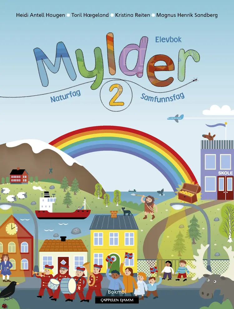 Omslag Mylder 2 Grunnbok av Heidi Antell Haugen, Toril Hægeland, Anna Kristina E Reiten og Magnus Henrik Sandberg (Innbundet)