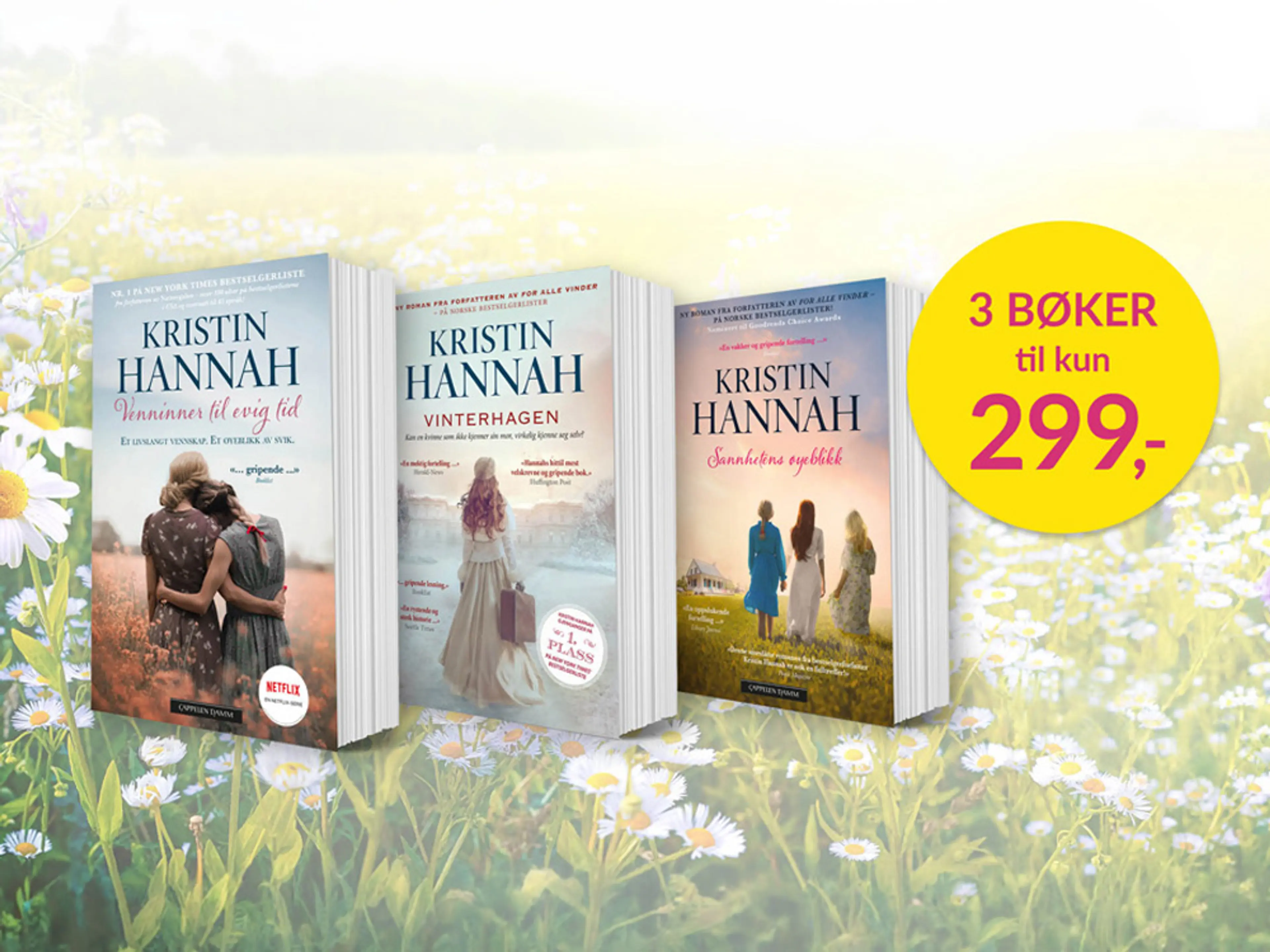3 bøker av Kristin Hannah