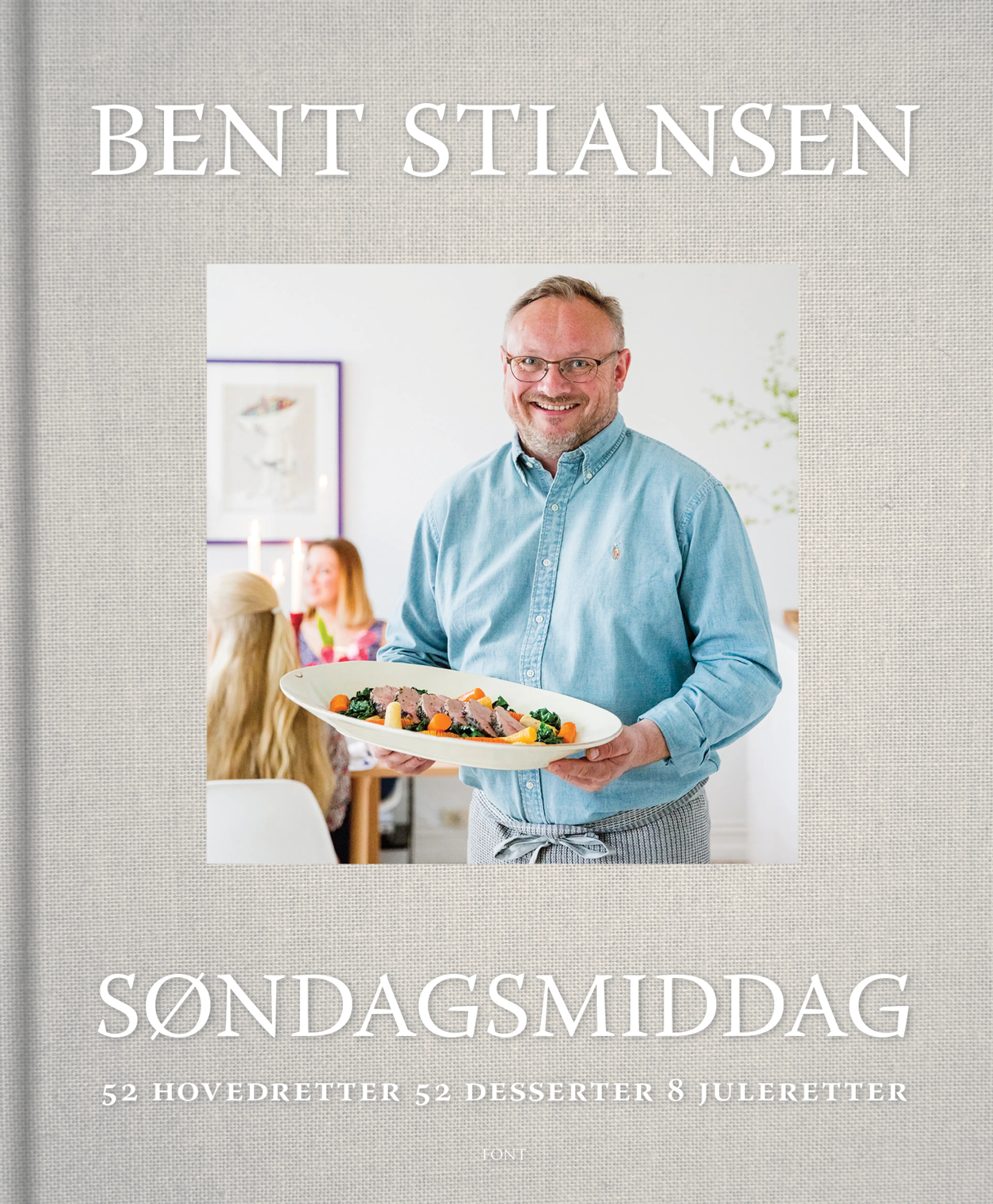 Omslag Søndagsmiddag av Bent Stiansen (Innbundet)