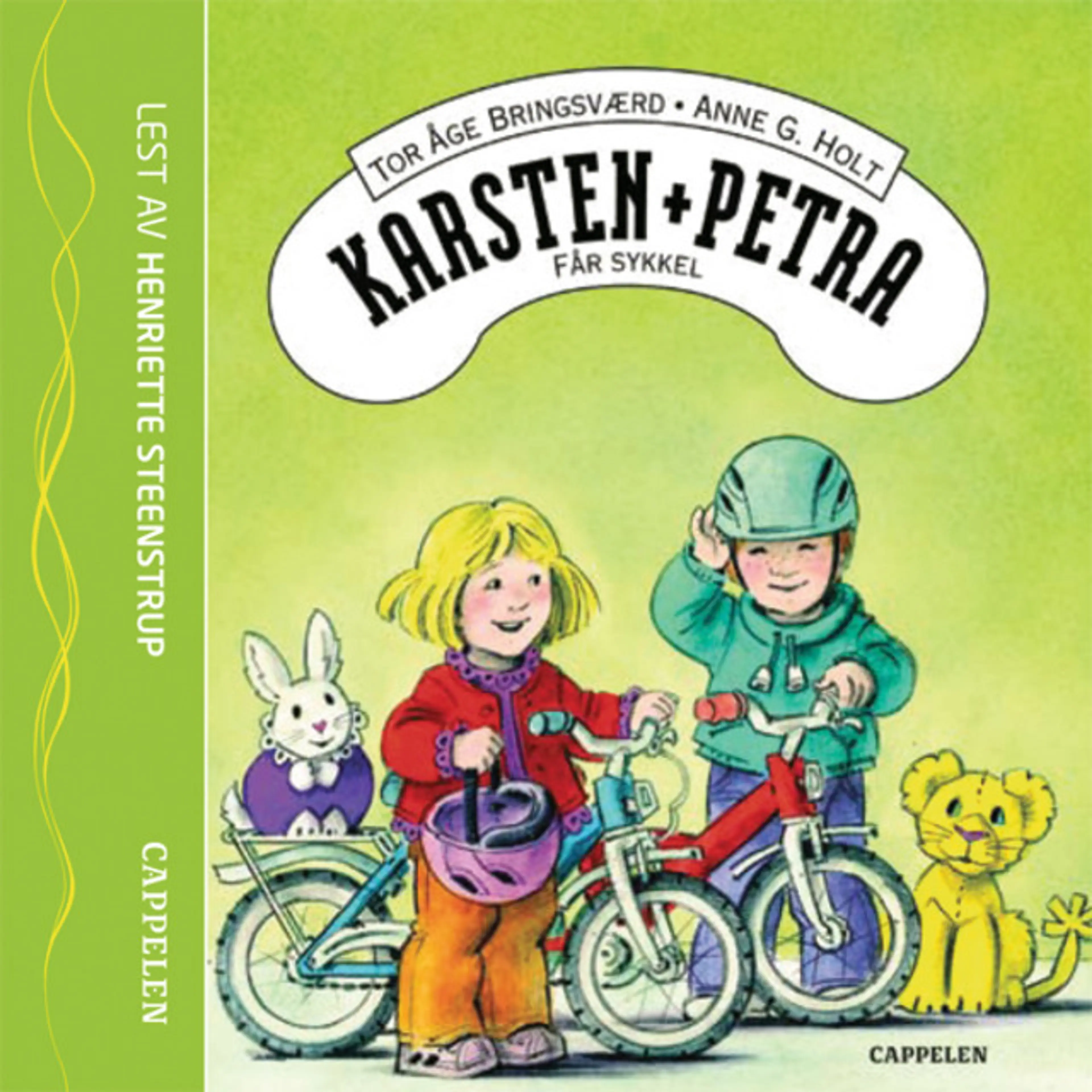 Omslag Karsten og Petra får sykkel av Tor Åge Bringsværd (CD)