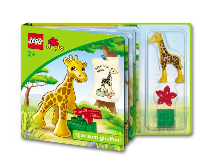 Omslag LEGO® DUPLO® - Gjør som sjiraffen! av Agnieszka Fraczek (Innbundet)