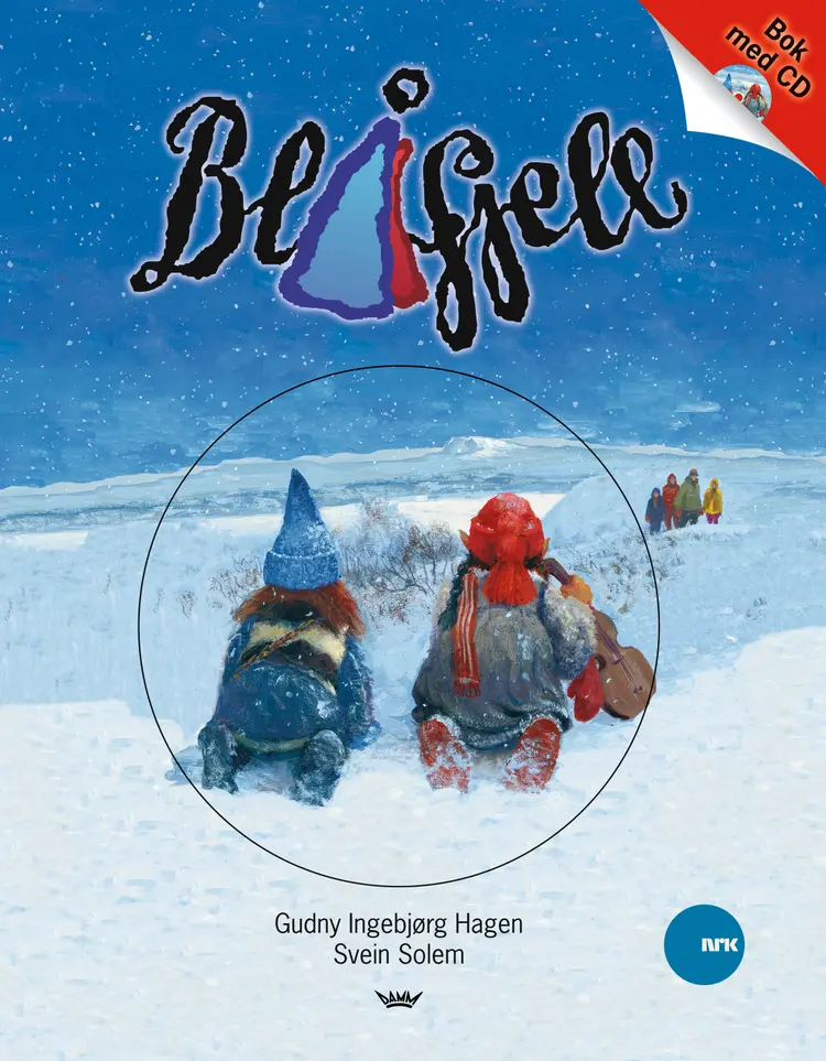 Omslag Blåfjell bok m/CD: Turte og den nye vennen av Gudny Ingebjørg Hagen (Innbundet)