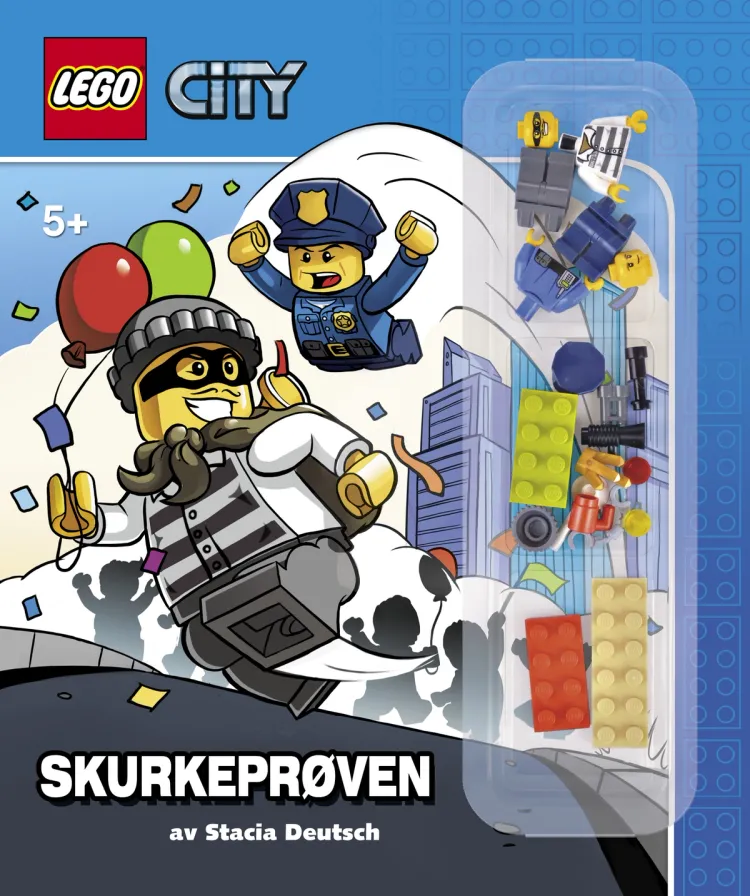 Omslag LEGO® City Skurkeprøven av Stacia  Deutsch (Innbundet)