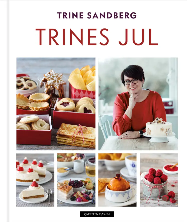 Omslag Trines jul av Trine Sandberg (Innbundet)