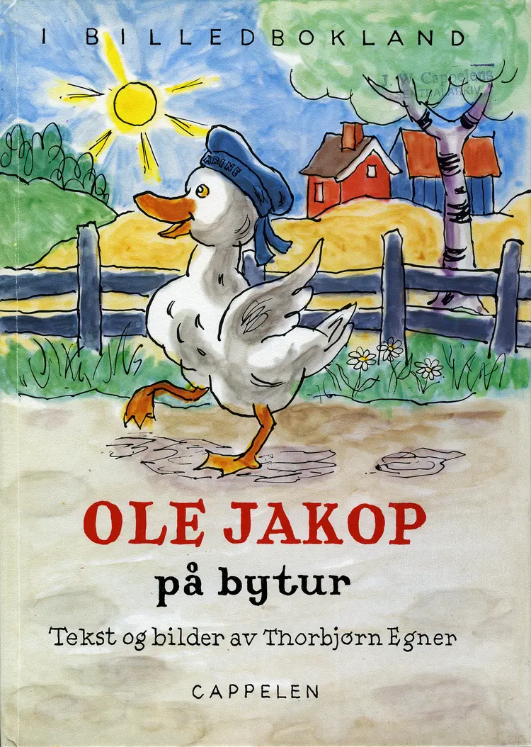 Omslag Ole Jakop på bytur av Thorbjørn Egner (Innbundet)