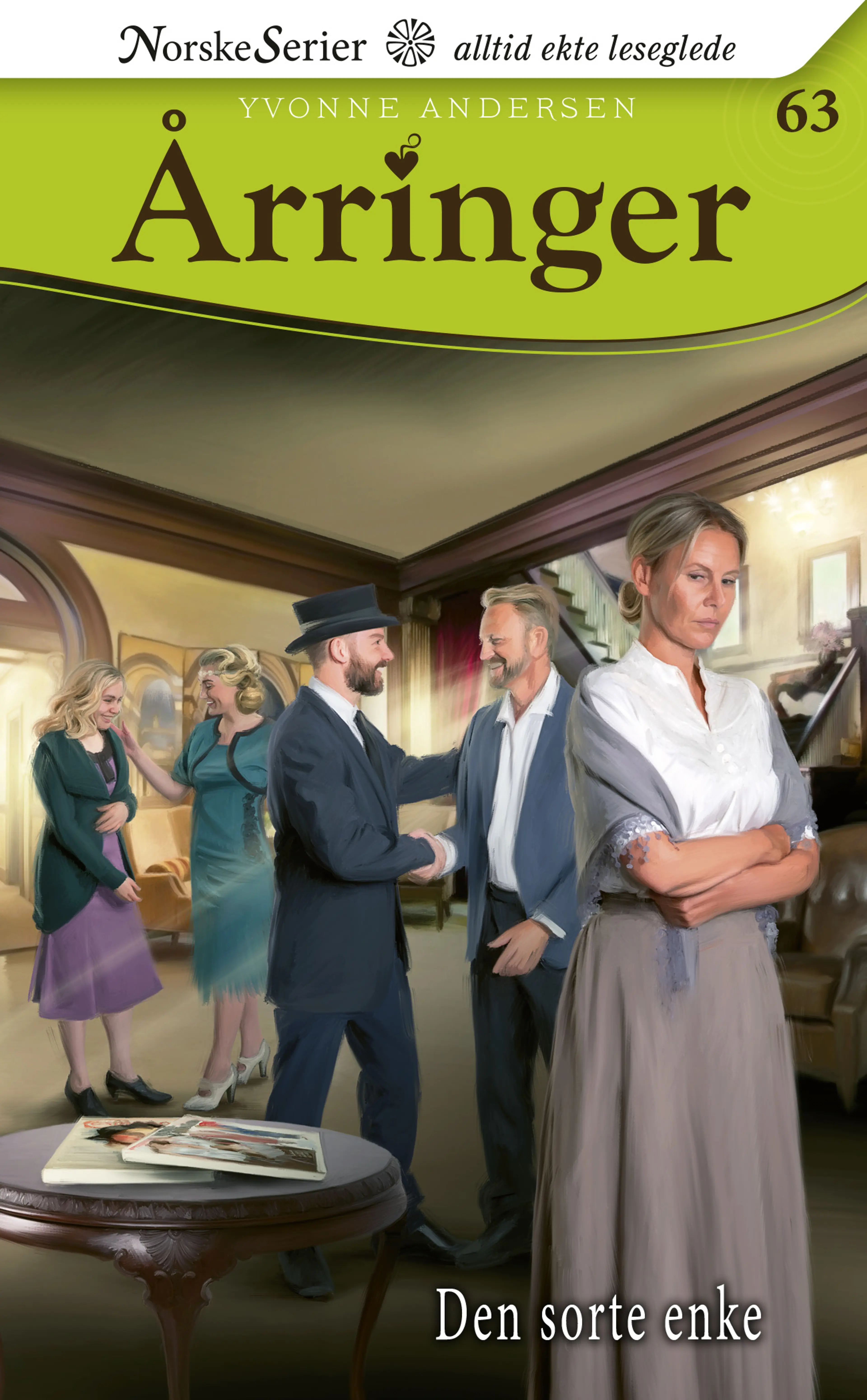 Omslag Den sorte enke av Yvonne Andersen (Ebok)