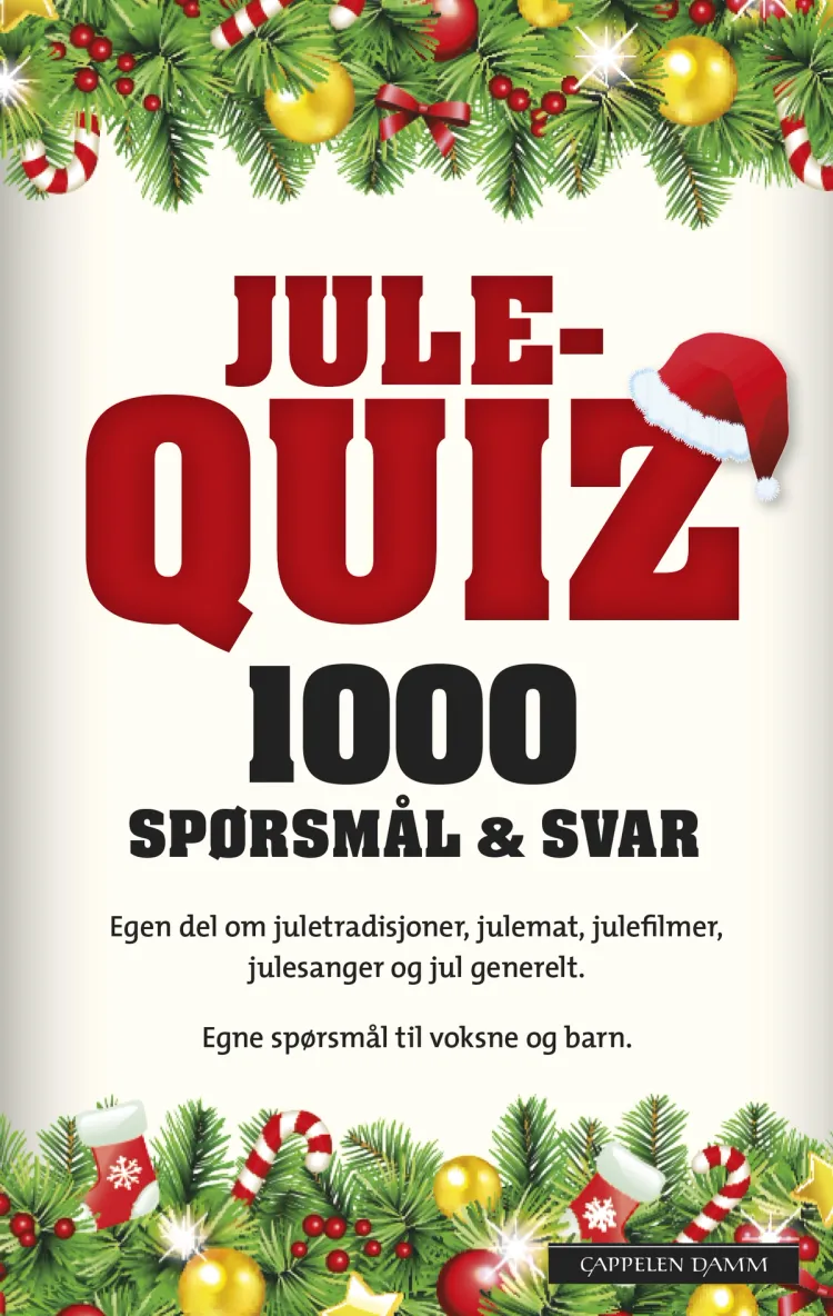 Omslag Julequiz 2016 av Marit Bromark (Heftet)