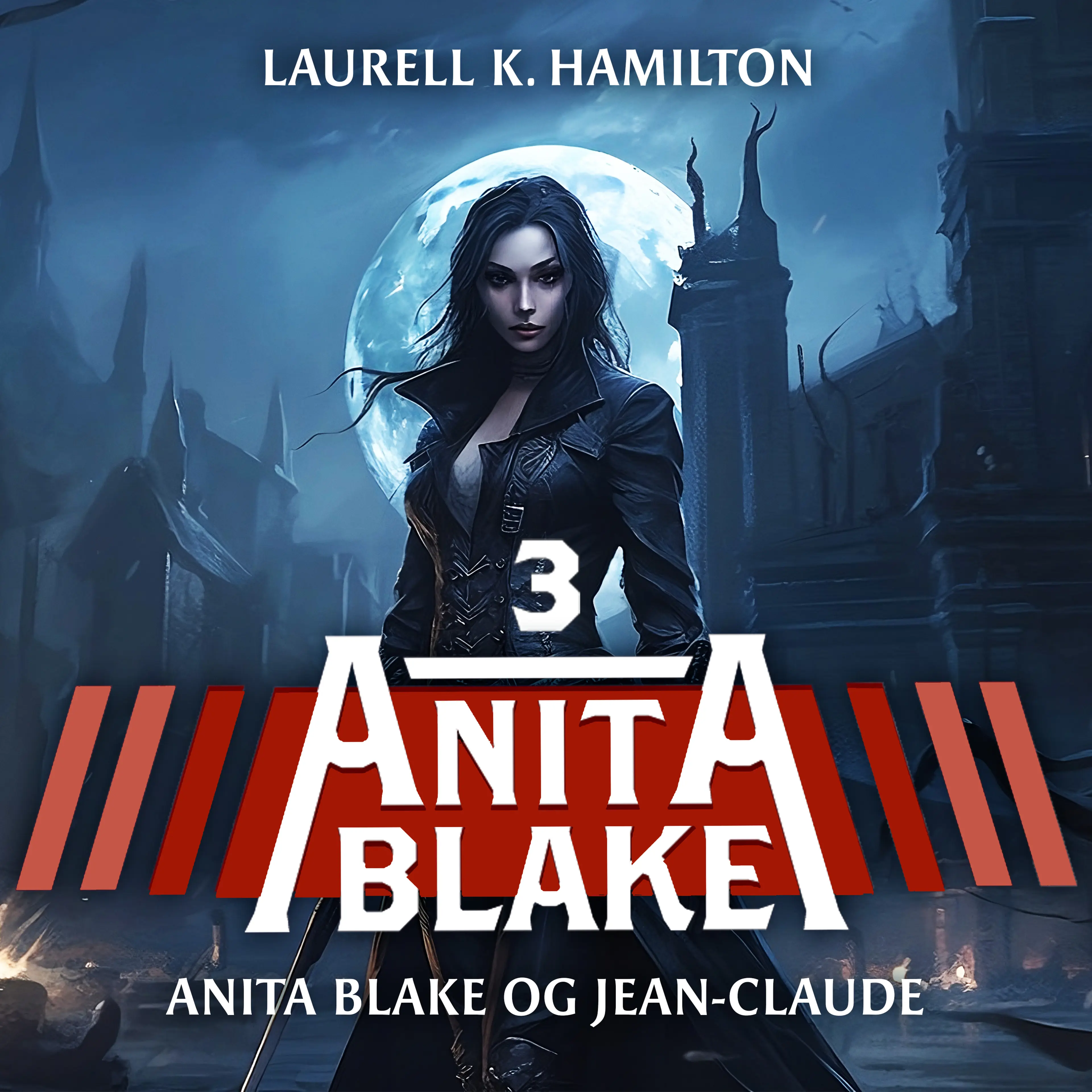 Omslag Anita Blake og Jean-Claude av Laurell K. Hamilton (Lydbok)