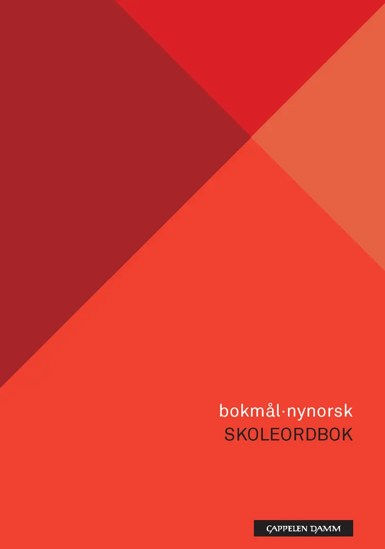 Omslag Bokmål-nynorsk skoleordbok av Knut Lindh (Innbundet)