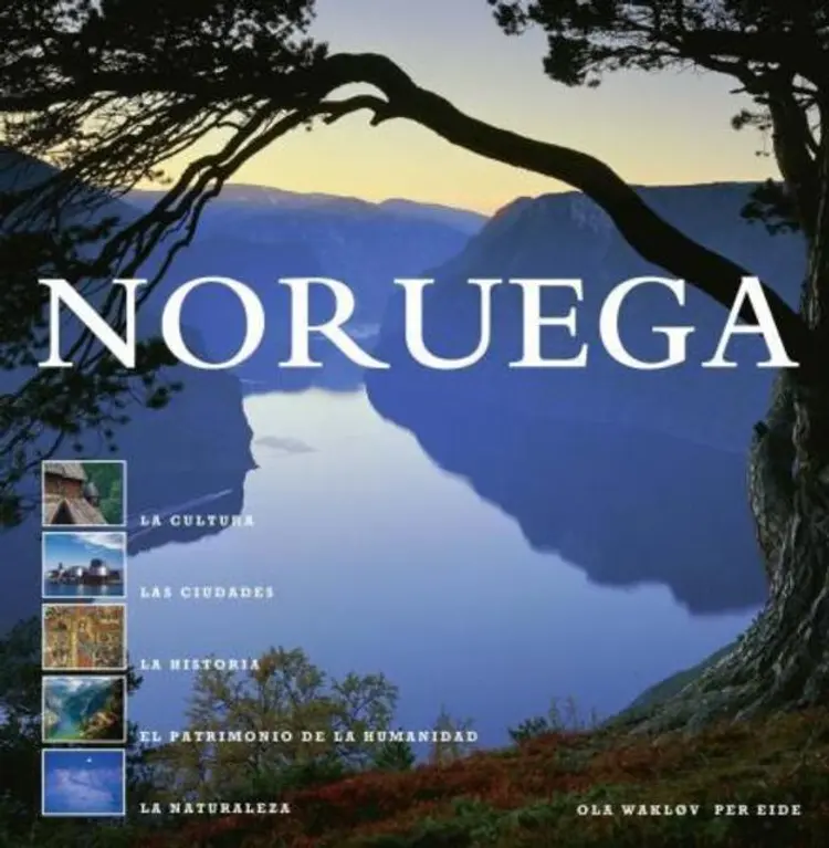 Omslag Noruega av Ola Wakløv og Per Eide (Innbundet)