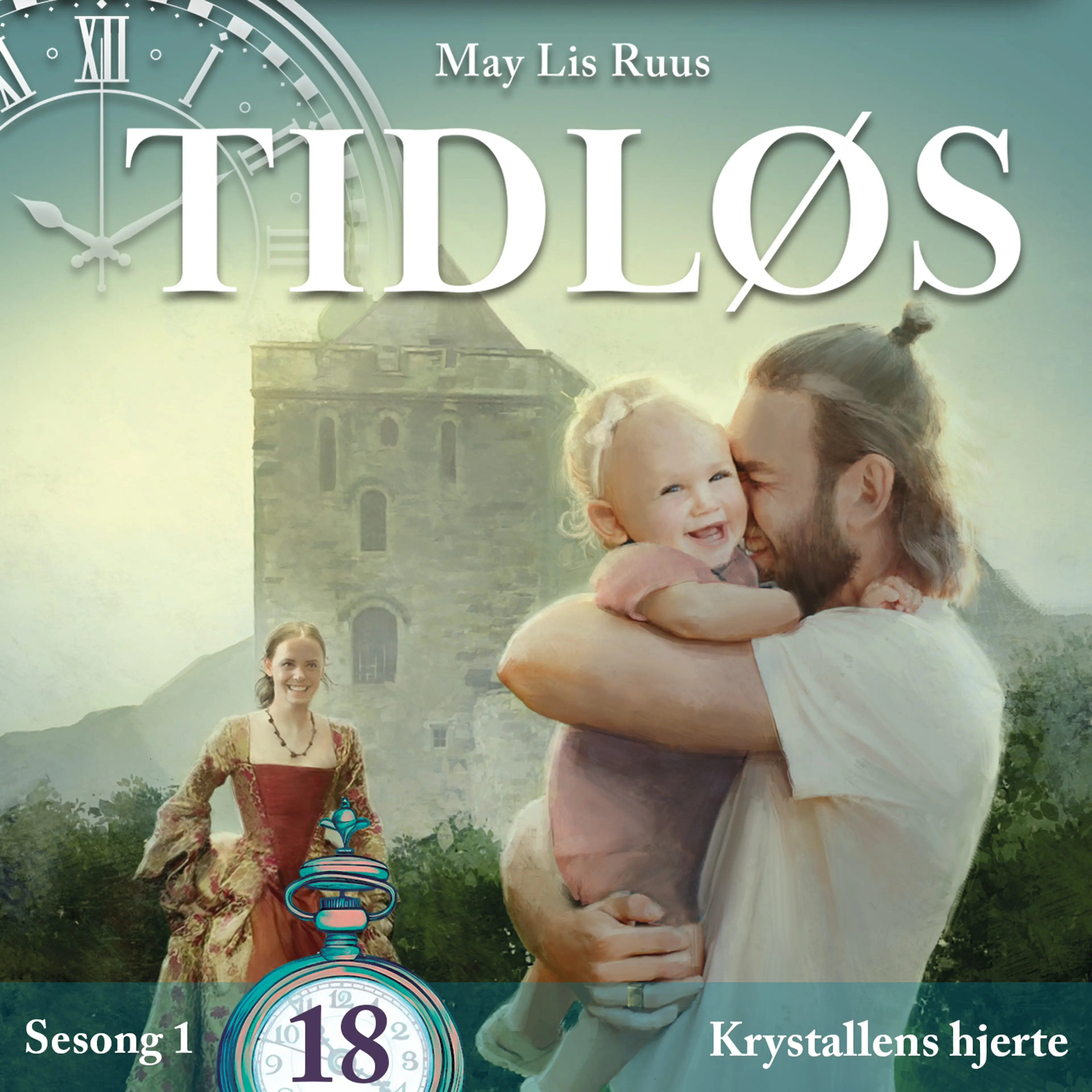 Omslag Krystallens hjerte av May Lis Ruus (Lydbok)