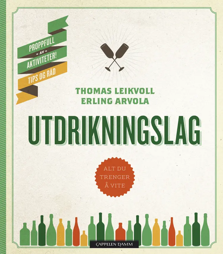 Omslag Utdrikningslag av Thomas Leikvoll og Erling Arvola (Innbundet)