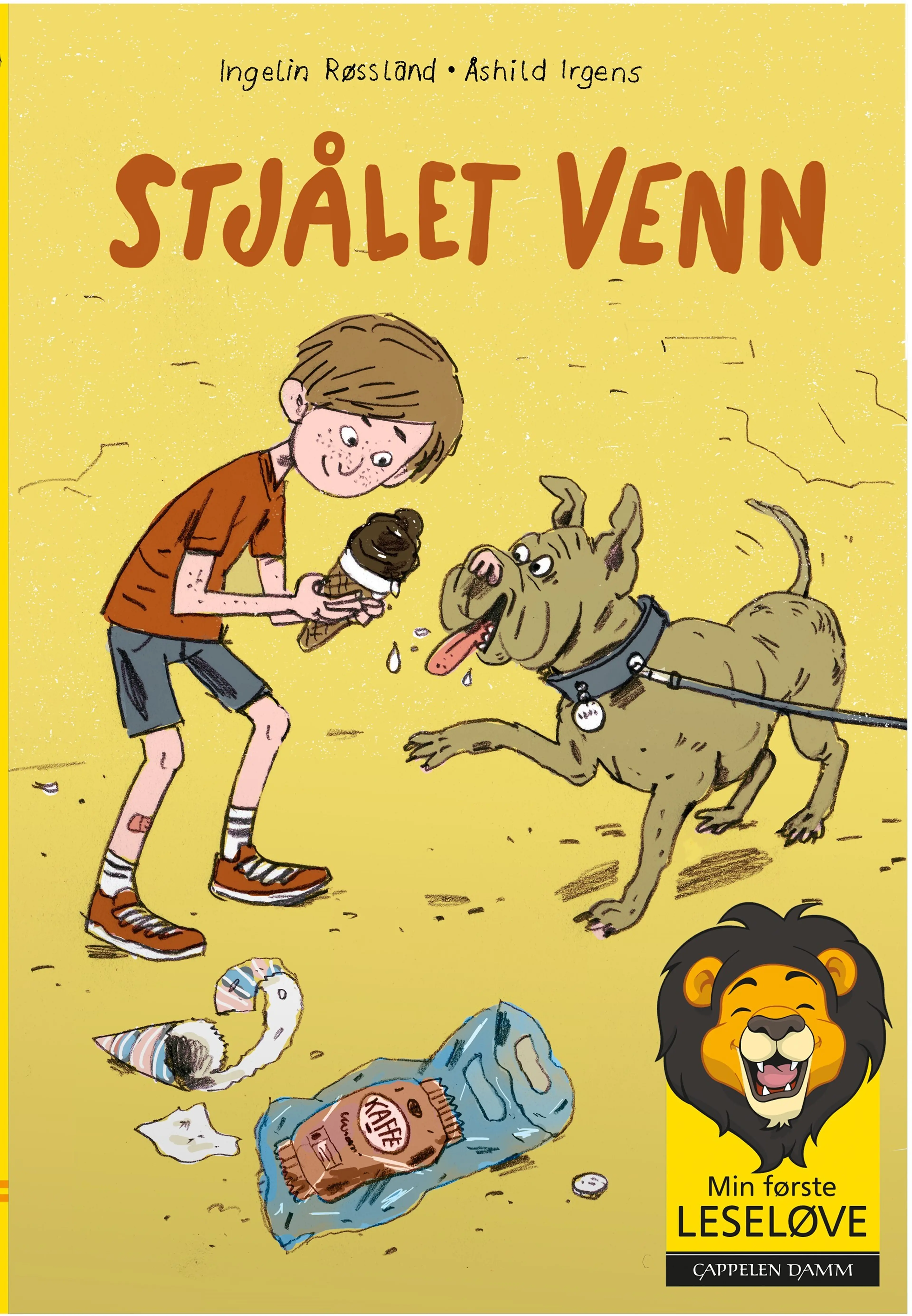 Omslag Min første leseløve - Stjålet venn av Ingelin Røssland (Ebok)