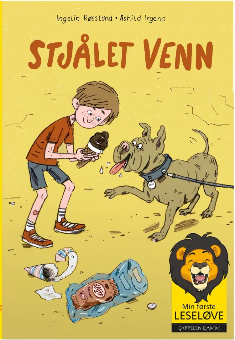 Omslag Min første leseløve - Stjålet venn av Ingelin Røssland (Ebok)