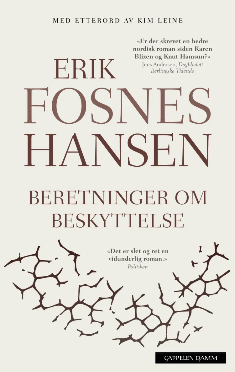 Omslag Beretninger om beskyttelse av Erik Fosnes Hansen (Heftet)