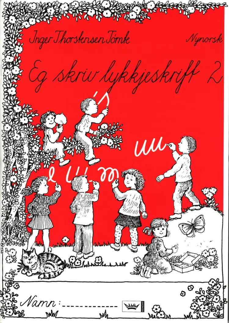 Omslag Eg skriv lykkjeskrift 2 av Inger Thorstensen Tømte (Heftet)