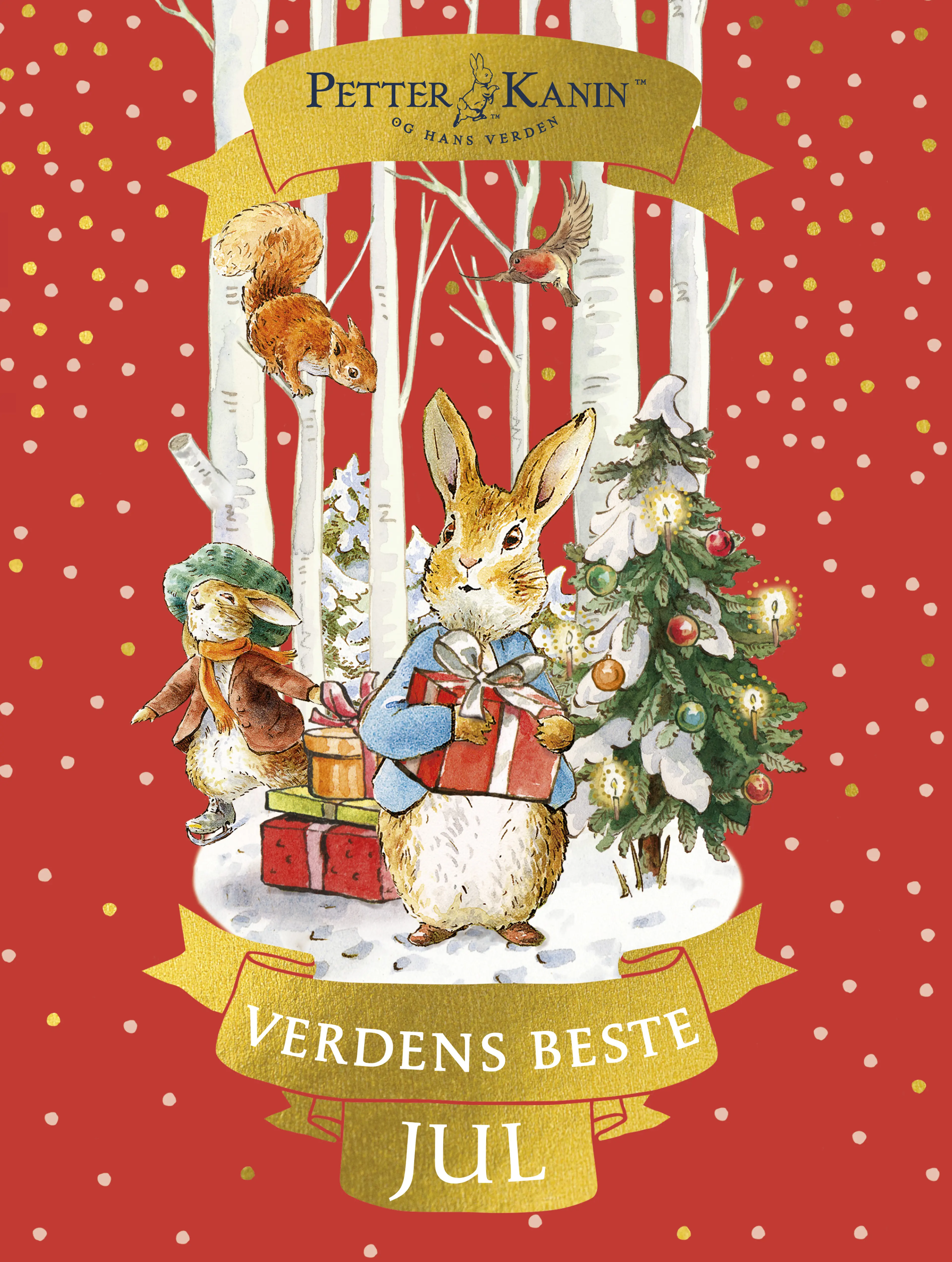 Omslag Petter Kanin - Verdens beste jul av Beatrix Potter (Innbundet)