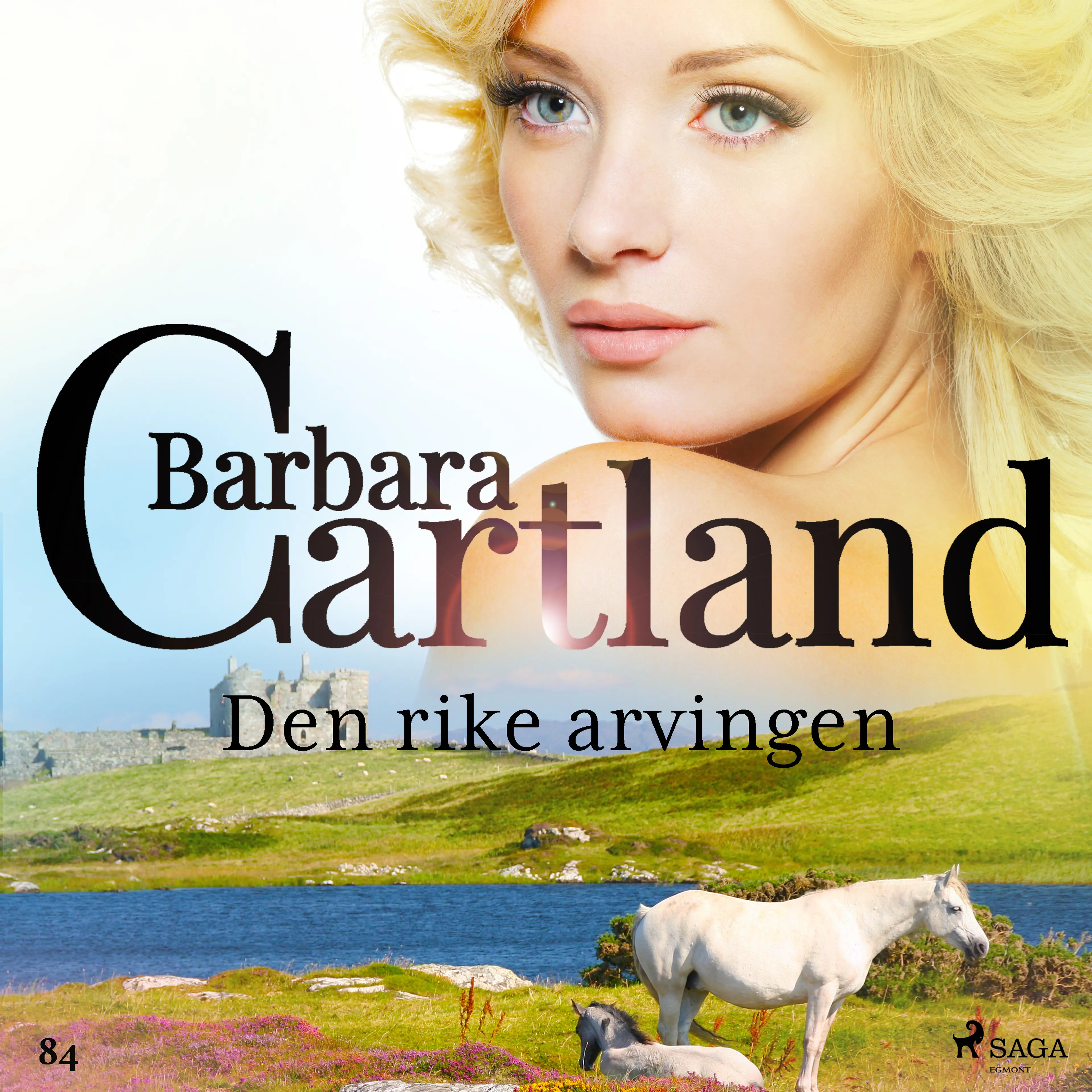 Omslag Den rike arvingen av Barbara Cartland (Lydbok)