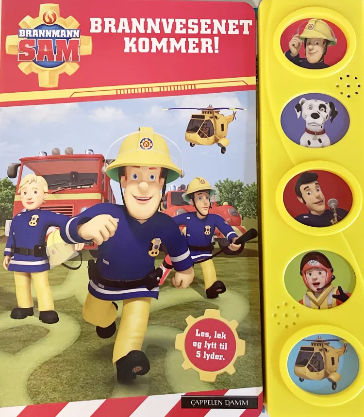 Omslag Brannmann Sam: Brannvesenet kommer! (Innbundet)