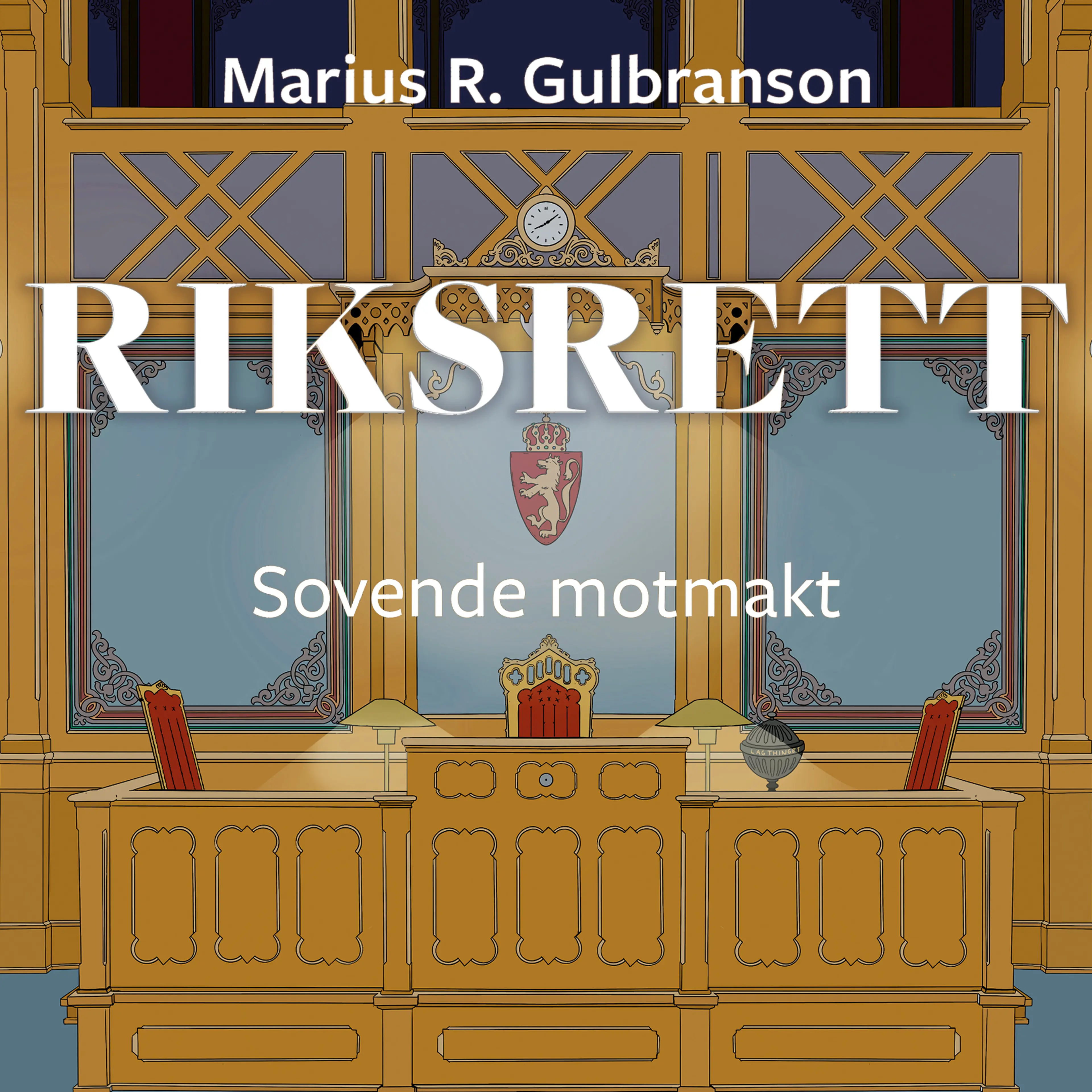 Omslag Riksrett - Sovende motmakt av Marius R. Gulbranson (Lydbok)