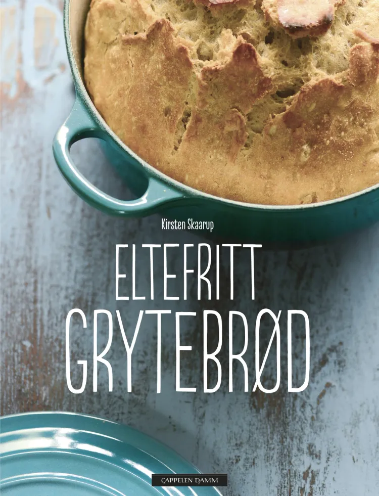 Omslag Eltefritt grytebrød av Kirsten Skaarup (Innbundet)