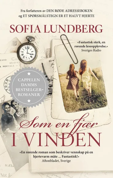 Omslag Som en fjær i vinden av Sofia Lundberg (Heftet)