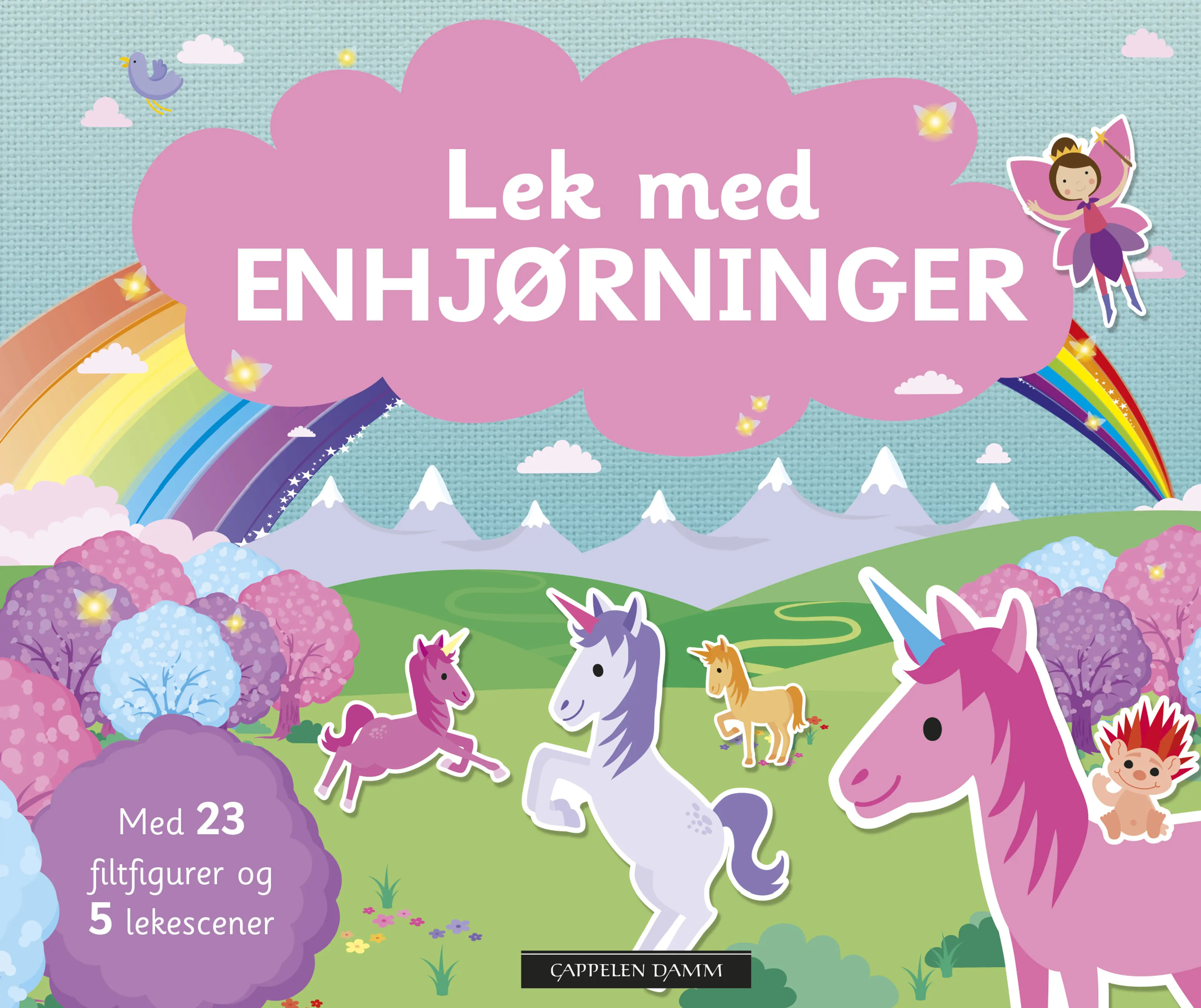 Omslag Lek med enhjørninger (Innbundet)